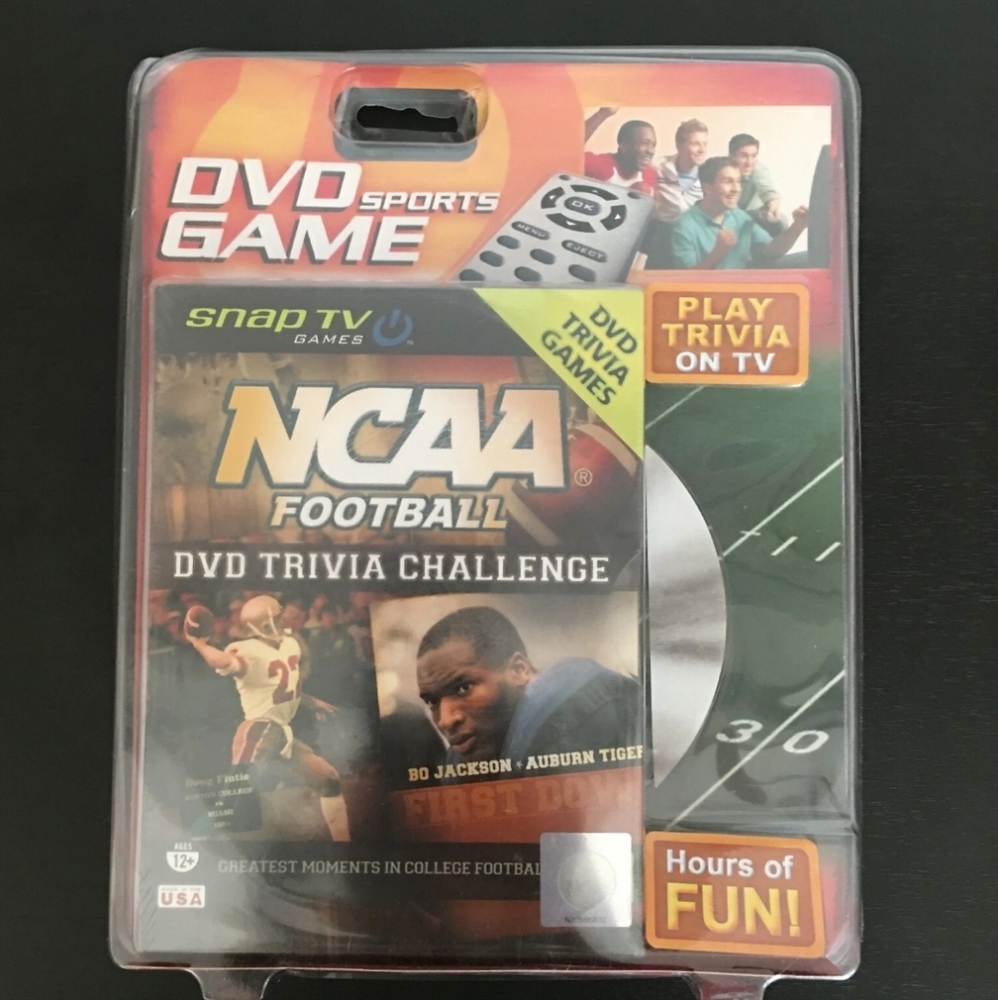 NCAA Football DVD Trivia Challenge Snap TV